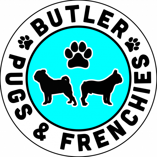 Image Of Cropped Butler Pugs And Frenchies Logo Coin